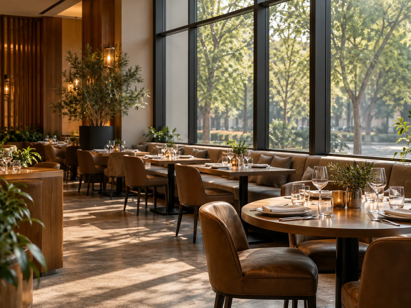 Aplicación de película solar: Restaurantes y cafeterías